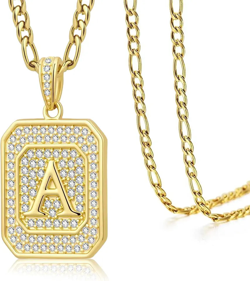 Gold-Tone Initial Necklace