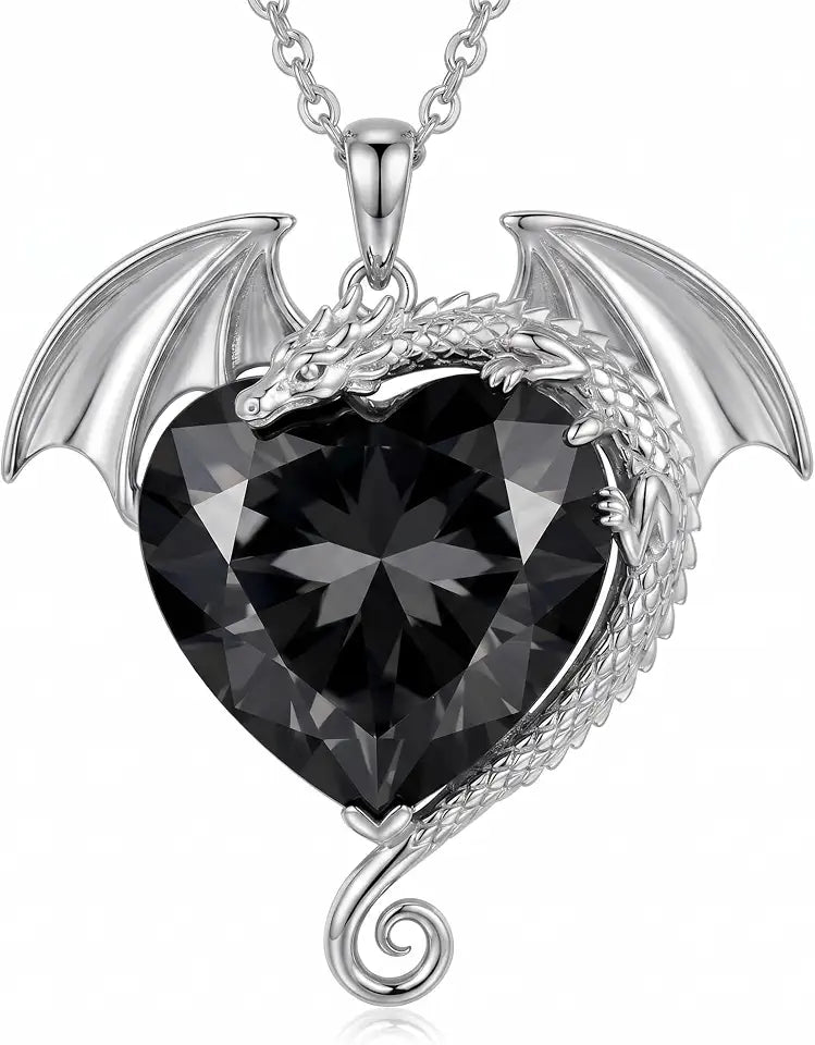 Sterling Silver Onyx Necklace