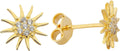 Gold-Tone Stud Earrings