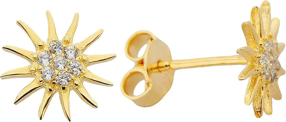 Gold-Tone Stud Earrings