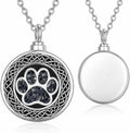 Sterling Silver Crystal Memorial Necklace