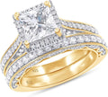 Halo Engagement Ring, 6MM