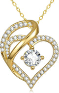 Gold-Tone Heart Necklace