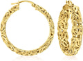 Gold-Tone Hoop Earrings