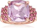 Gold-Tone Amethyst Ring