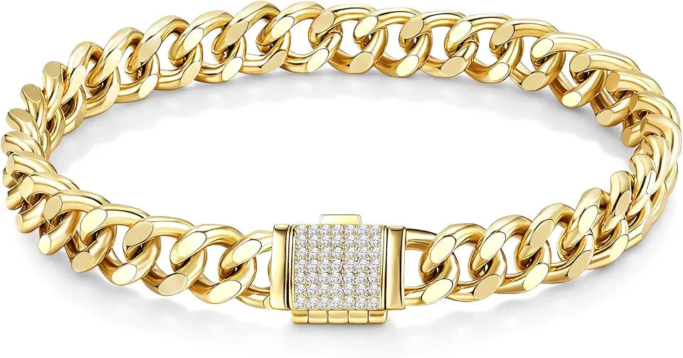 14K Gold-Filled Cuban Link Bracelet