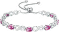 Birthstone Tennis Infinity Bracelet