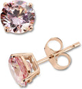 Gold-Tone Round Stud Earrings, 7mm