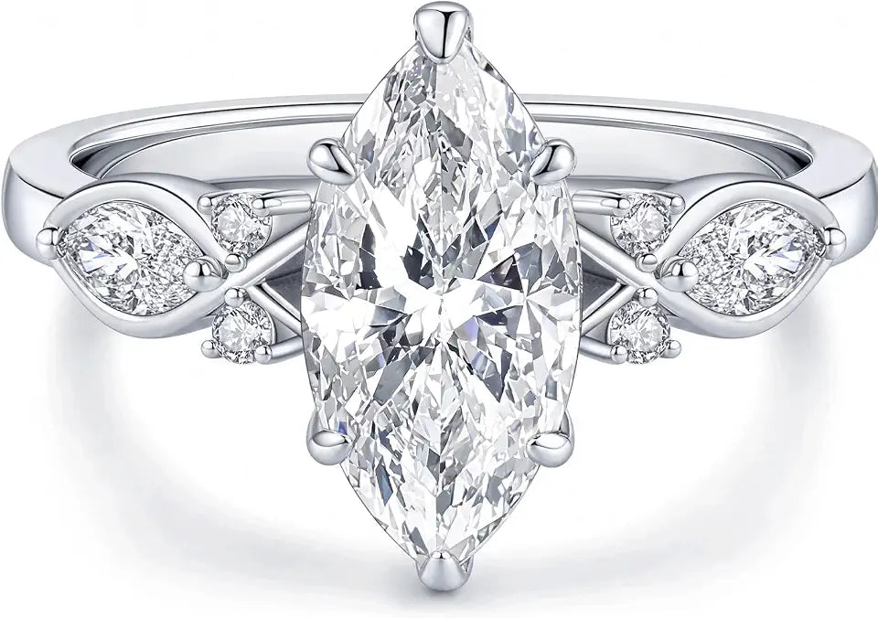 Moissanite Engagement Ring
