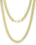 Gold-Tone Cuban Link Necklace, 8mm