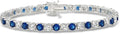 Sterling Silver Cubic Zirconia Tennis Bracelet