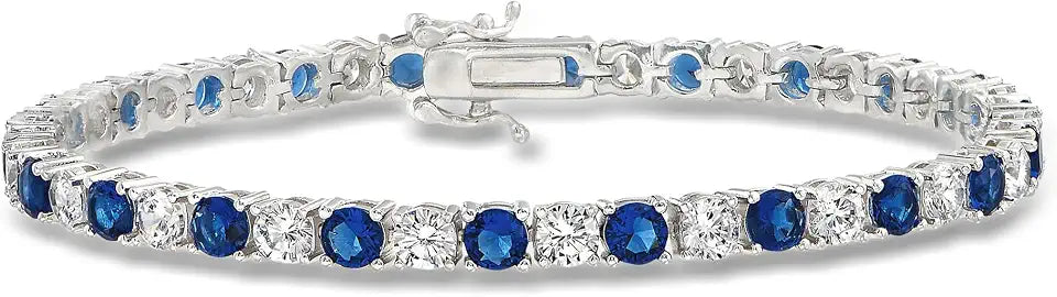 Sterling Silver Cubic Zirconia Tennis Bracelet