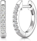 Lab-Grown Diamond Hoop Earrings