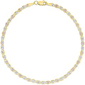 Gold-Tone Heart Bracelet, 3mm