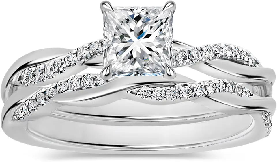 Cubic Zirconia Solitaire Engagement Ring