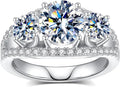 Round Moissanite Engagement Ring