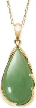 Teardrop Jade Necklace