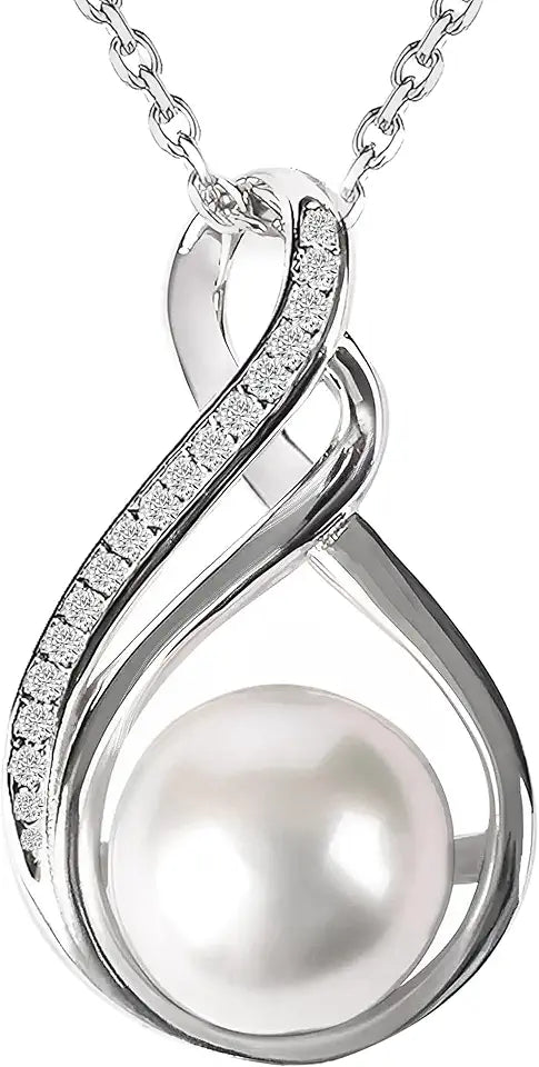 18K Gold-Plated Sterling Silver Freshwater Pearl Necklace