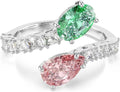 Rhodium-Plated Ring