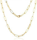 14K Gold-Filled Paperclip Layered Necklace, 5MM