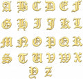 Gold-Tone Initial Pendant