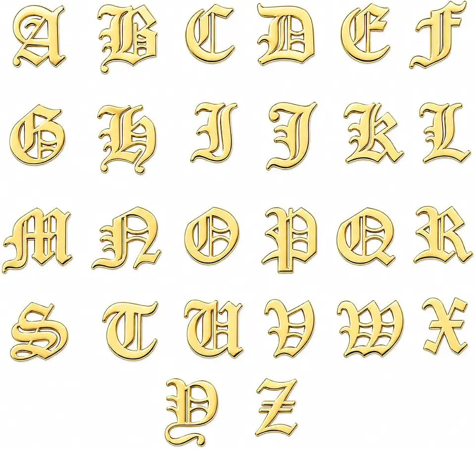 Gold-Tone Initial Pendant