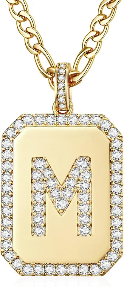 Gold-Tone Initial Necklace