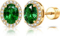 Emerald Stud Earrings