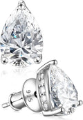 Sterling Silver Oval Moissanite Jewelry Piece