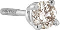 Gold-Tone Round Stud Earrings