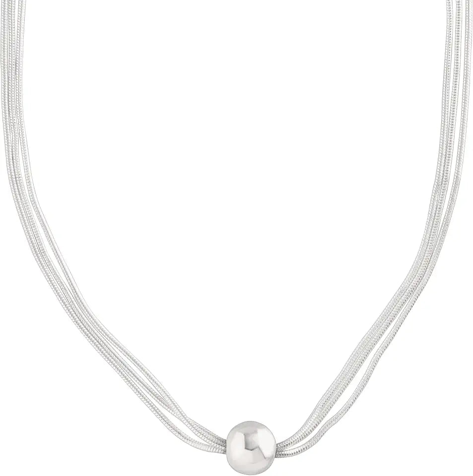 Sterling Silver Multi-Strand Necklace