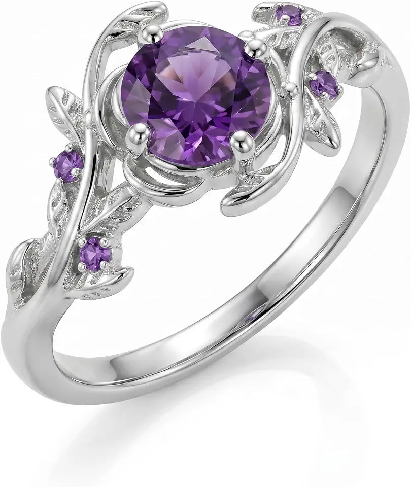 Sterling Silver Amethyst Ring