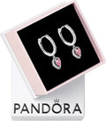 Hoop Heart Earrings