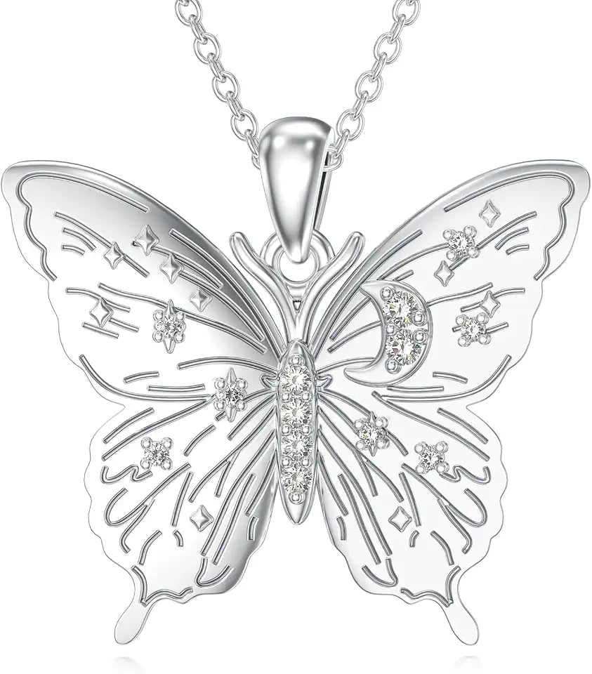Sterling Silver Butterfly Necklace
