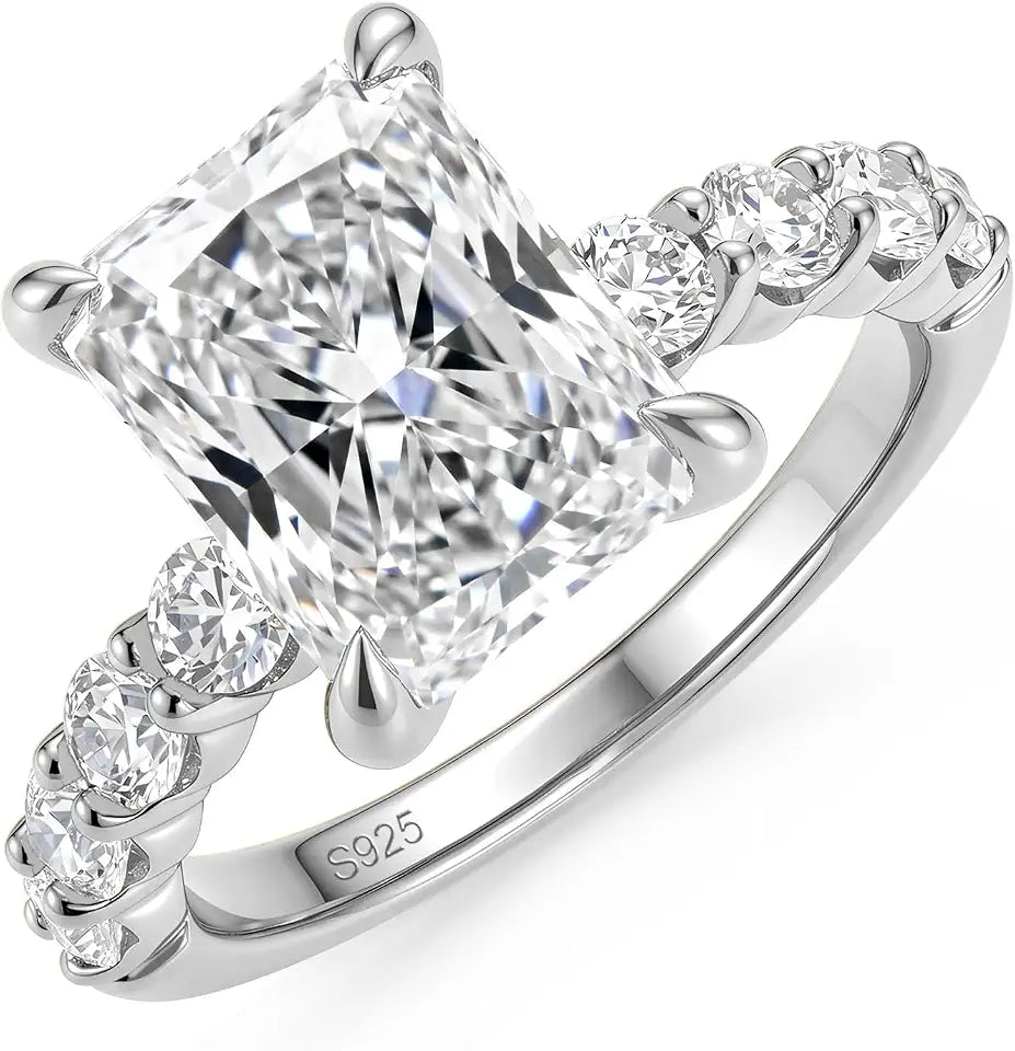 Moissanite Engagement Ring