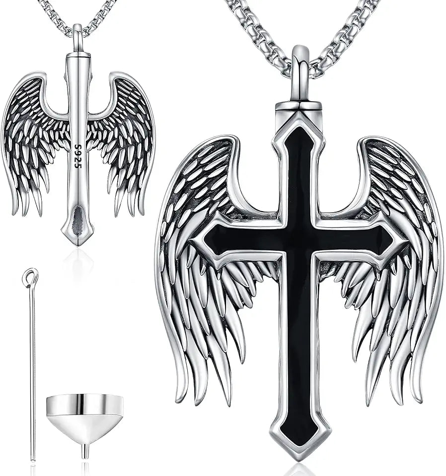 Sterling Silver Memorial Necklace