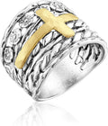 Sterling Silver Cross Ring