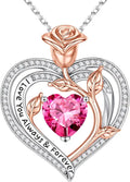 Birthstone Heart Necklace