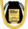Gold-Plated Necklace, 9mm