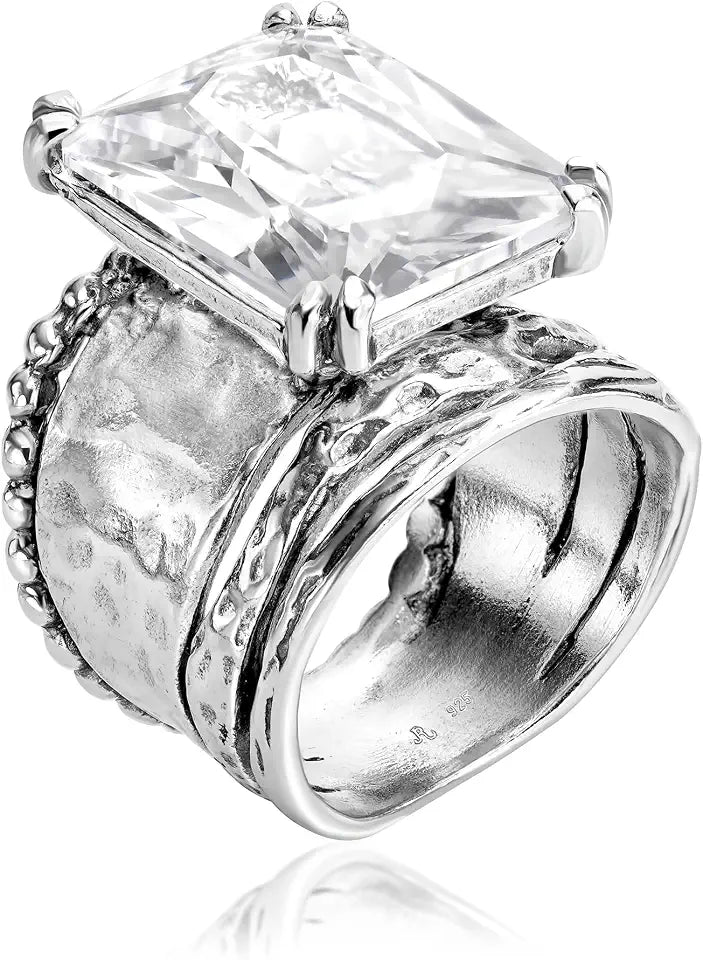 Sterling Silver Cubic Zirconia Ring