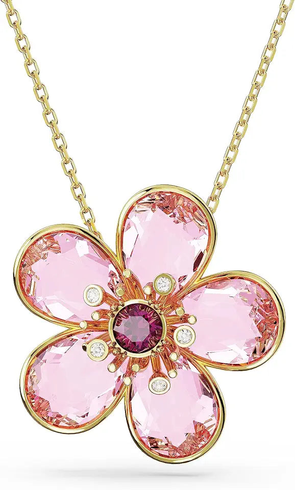 Gold-Tone Crystal Jewelry Piece