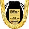 Gold-Plated Necklace, 11mm