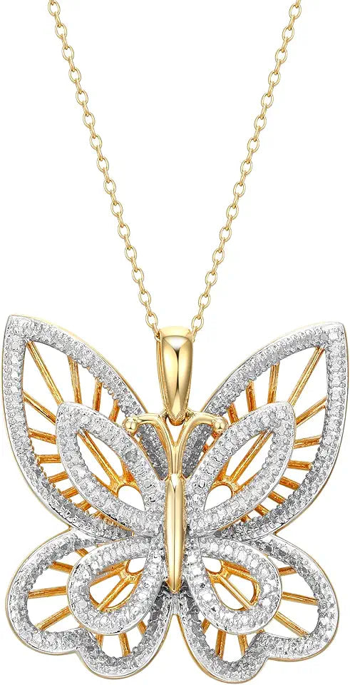 18K Yellow Gold-Plated Necklace