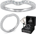 Moissanite Wedding Band