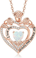 Gold-Tone Birthstone Heart Necklace