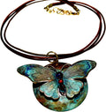 Amethyst Butterfly Pendant