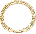 Gold-Tone Cuban Link Bracelet, 8mm