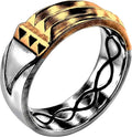 Gold-Tone Sterling Silver Ring