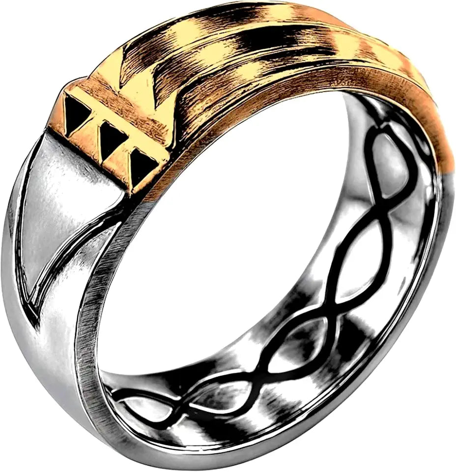 Gold-Tone Sterling Silver Ring