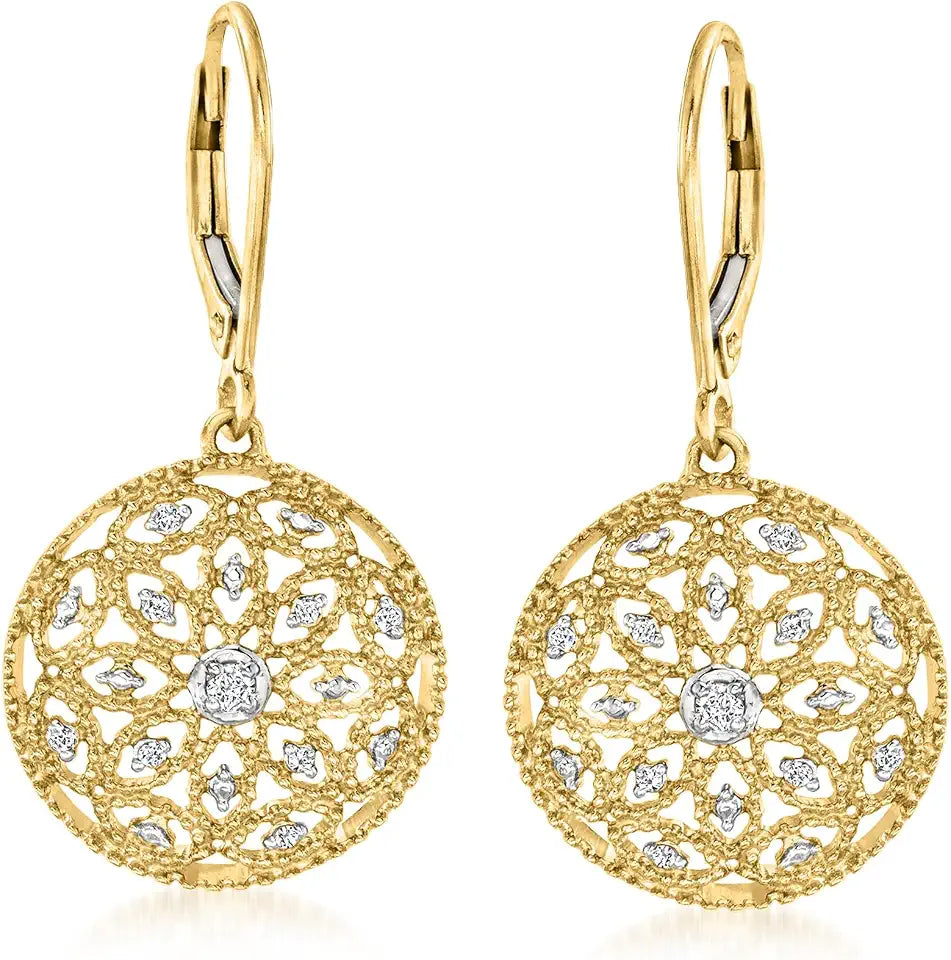 Gold-Tone Drop Earrings